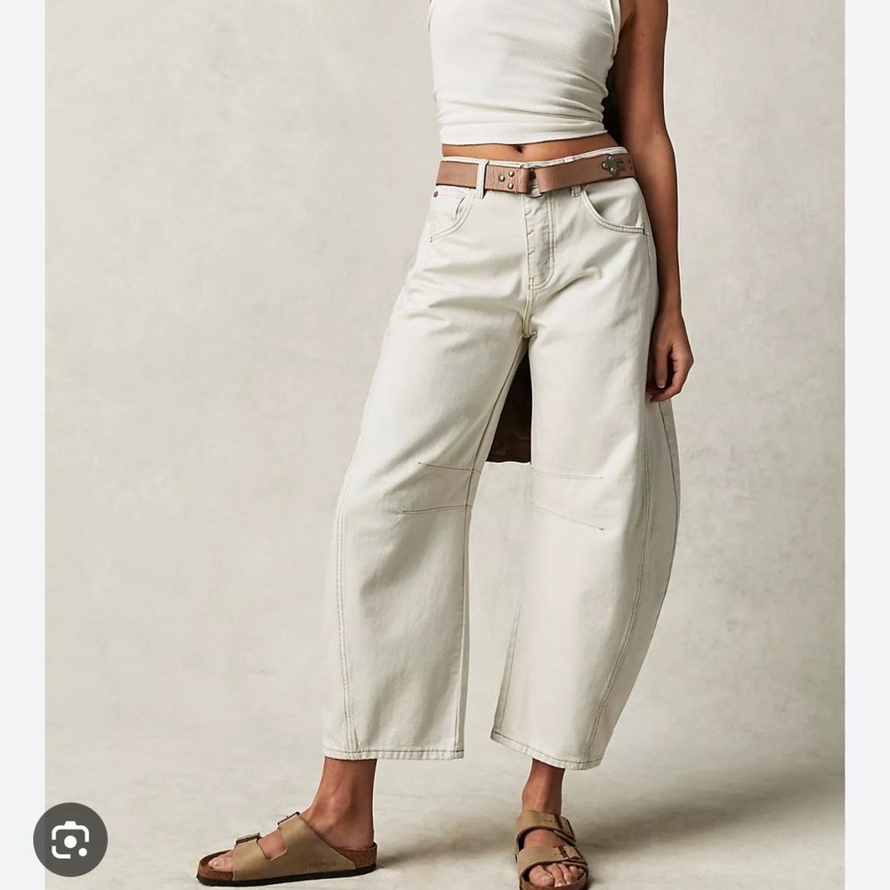 Women's We the Free Good Luck Mid Rise Barrel Jeans